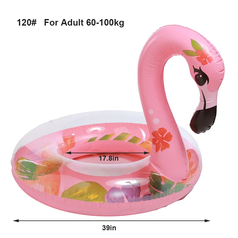 (indicado Para Adultos Com Peso Entre 60 E 100 Kg) Boia Inflável Em Formato De Flamingo, Tapete Flutuante, Acessórios Para Piscina