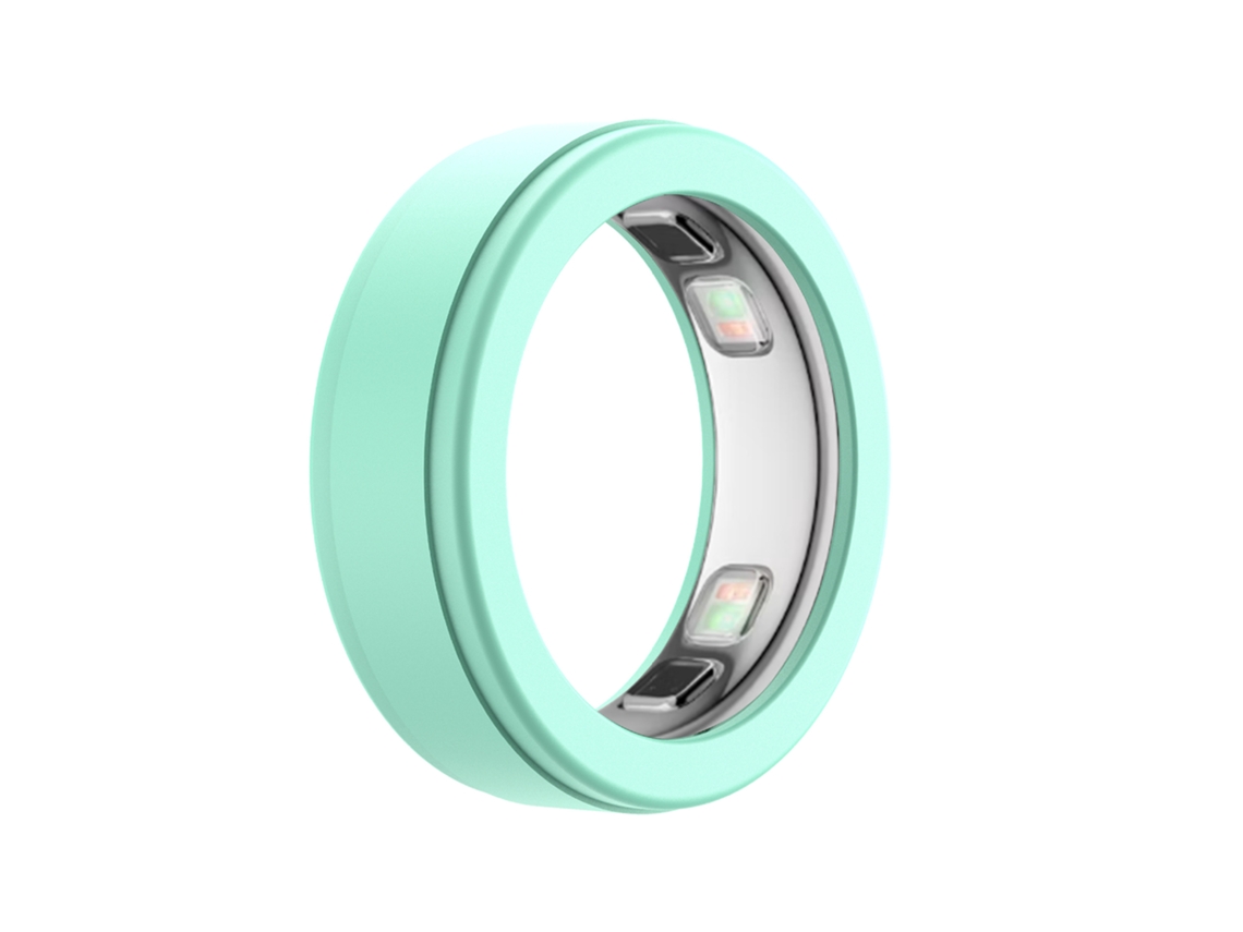 Capa De Silicone Para Oura Ring 5, Protetor Antirriscos Elástico Tamanho S Ciano Hexinyigjly