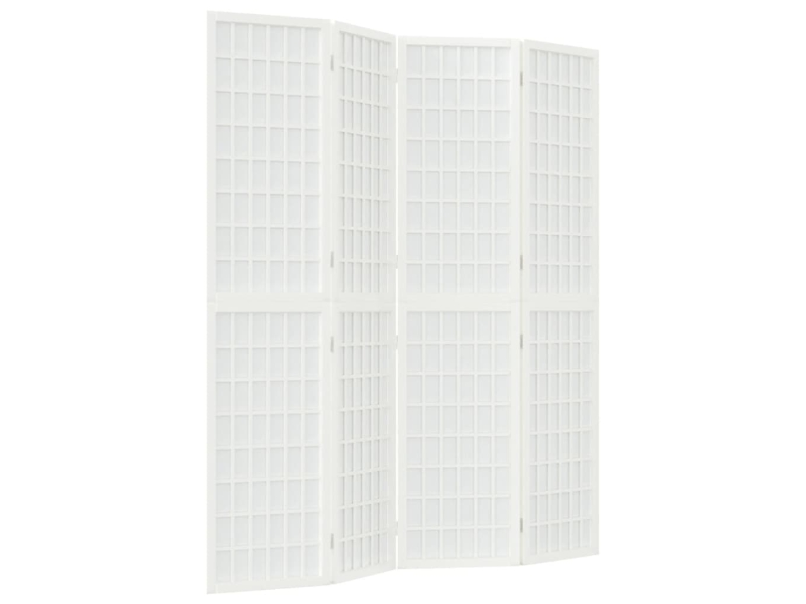 Maison Exclusive - Biombo Dobrável Com 4 Painéis Estilo Japonês 160x170 Cm Branco