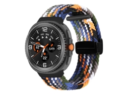 Pulseira Trançada Dobrável Com Fecho Magnético Para Samsung Galaxy Watch8 / Watch8 Classic