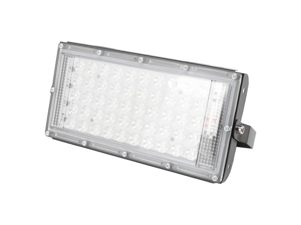 Lâmpada Projeção Led 50w Ip66 Água Ajuste 180° Jardim Varanda | S/MARCA