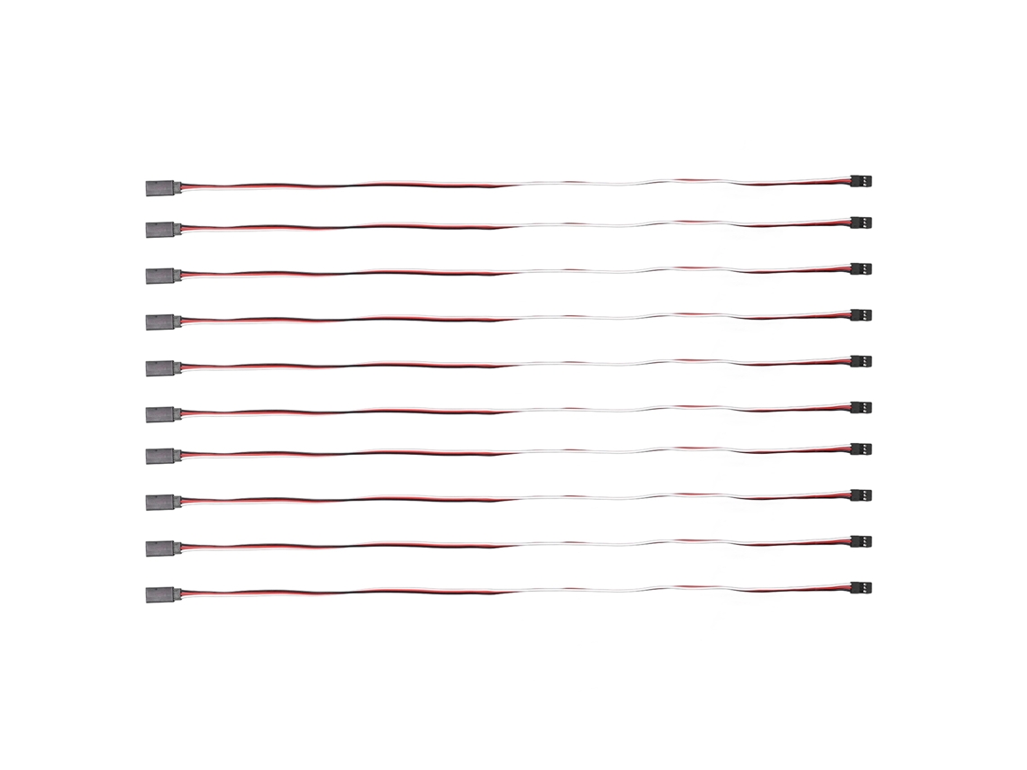 Cabo Extensor Servo 3 Pinos 500mm Cobre 10pcs