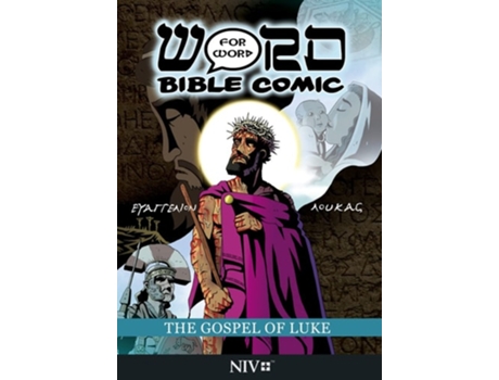 Livro The Gospel of Luke Word for Word Bible Comic de Simon Amadeus Pillario (Inglês)