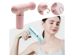 Pistola de Massagem Muscular Elétrica Brilvibera Rosa