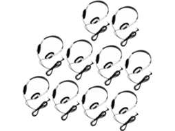 Ensemble D ' Écouteurs De Classe En Vrac, Paquet De 10, Filaires Supra - Auriculaires Pour Étudiants,