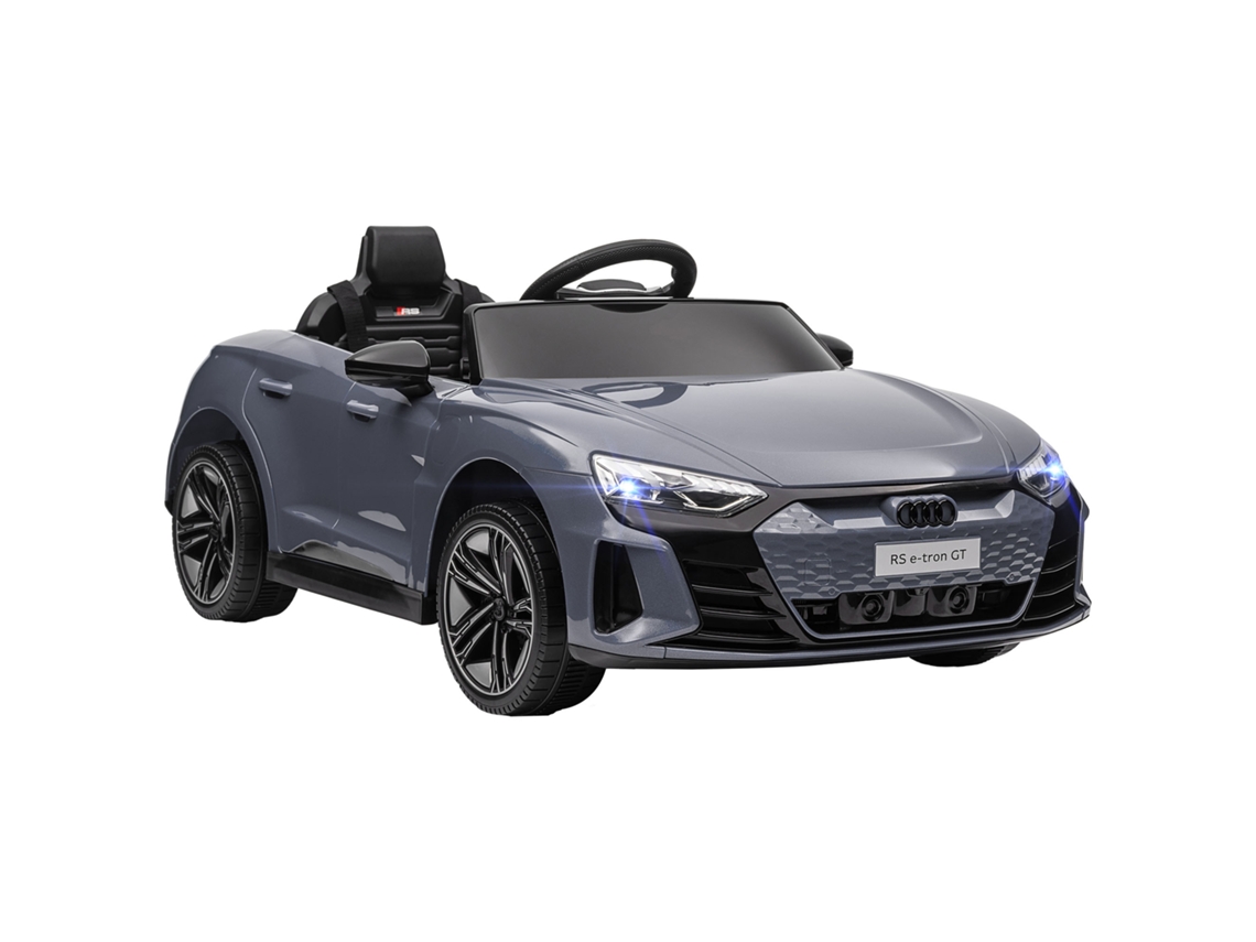 Carro Elétrico Com Controle, Cinto, Buzina, Música, 5km/h, 3-5 Anos, Cinza