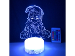 Luminria Noturna Led 3d Com Iluso De Personagem De Jogo, 16 Cores E Controle Remoto Sensvel Ao Toque Para Decorao De Quarto I Aquaforge