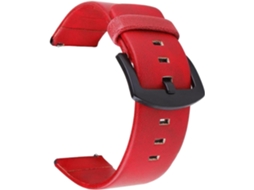 Pulseira para Relógio com de Smartwatch Aço Inoxidável Couro