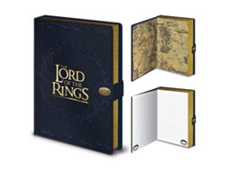 Caderno Senhor Dos Anéis A5 Azul E Branco