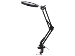 Lupa 5x Com Luz Led Braço Flexível Ajustável