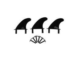 Quilhas Macias, Para Prancha De Surf, Plástico, 3 Peças, Sup/longboard