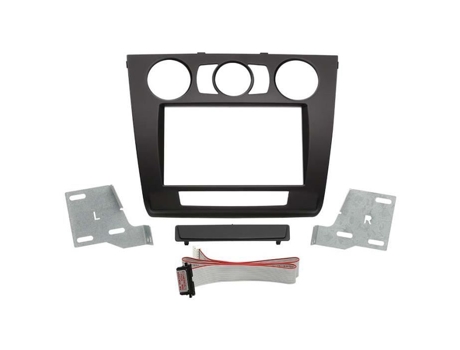Adaptador de Placa Frontal 2 Din Bmw Série 1 Ar Condicionado Manual ACV