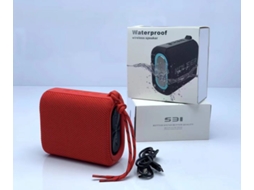 S31 Portátil Outdoor Ipx7 Bluetooth Speaker, Pode Andar de Bicicleta, Vermelho ZSANFS