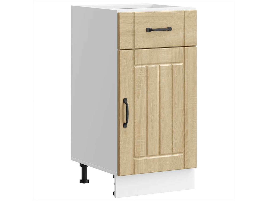 Kitchen Base Cabinet, Kitchen Base Cabinets Vidaxl Marrom Madeira Processada (n/a)