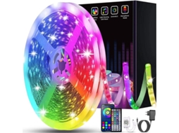 Lurelia Fita Led Rgb 20 M, Bluetooth, App, Comando Remoto, Sincronização Musical