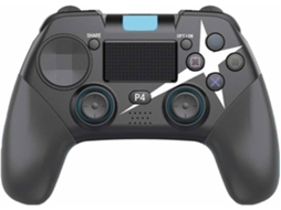 Gamepad Sem Fio Bluetooth 4.0 com Vibração e Tela Sensível Ao Toque para Ps4 / Pro / Pc / Steampreto YIZHOOD