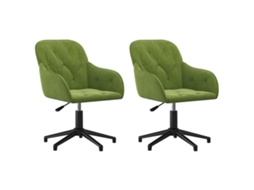 Dining Chair, Dining Chairs Vidaxl Verde Veludo (n/a)