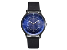 Relógio Masculino de Quartzo com Pulseira de Couro Pu e Calendário Estilo Elegante