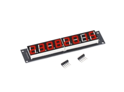 Módulo de Painel Led de 8 Dígitos Tubo de 7 Segmentos 0,56 Polegadas Vermelho 5v com Chip 74hc595