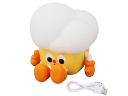 Luminária Noturna de Pipoca Fofa em Silicone para Quarto Infantil CHABERLU