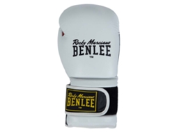 Luvas de Boxe de Couro Sugar Deluxe Branco 18 Ozbenlee