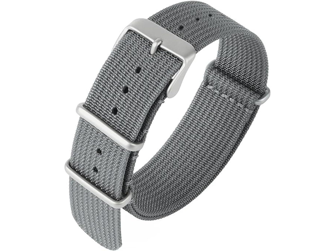 de Relógio em 22 Mm Nylon Leve Impermeável Fivela Aço Inoxidável Resistente Água Fácil
