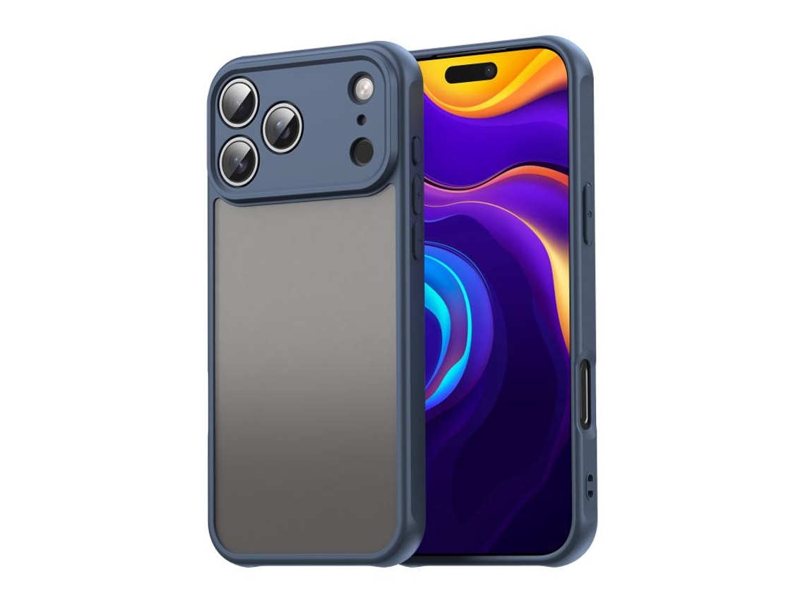 Capa Híbrida Fosca De Tpu E Pc Para Iphone 17 Pro Da Série Dun