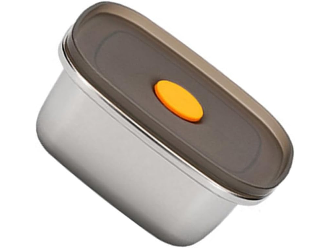 Lancheira Kichvoe De 250ml Em Aço Inoxidável, Resistente Ao Desgaste E Manchas, Caixa Bento Portátil Ideal Para O