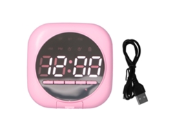 Relógio Com Alarme E Alto Falante Bluetooth