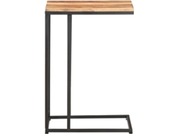 Side Table, Side Tables Vidaxl Marrom Madeira (n/a)