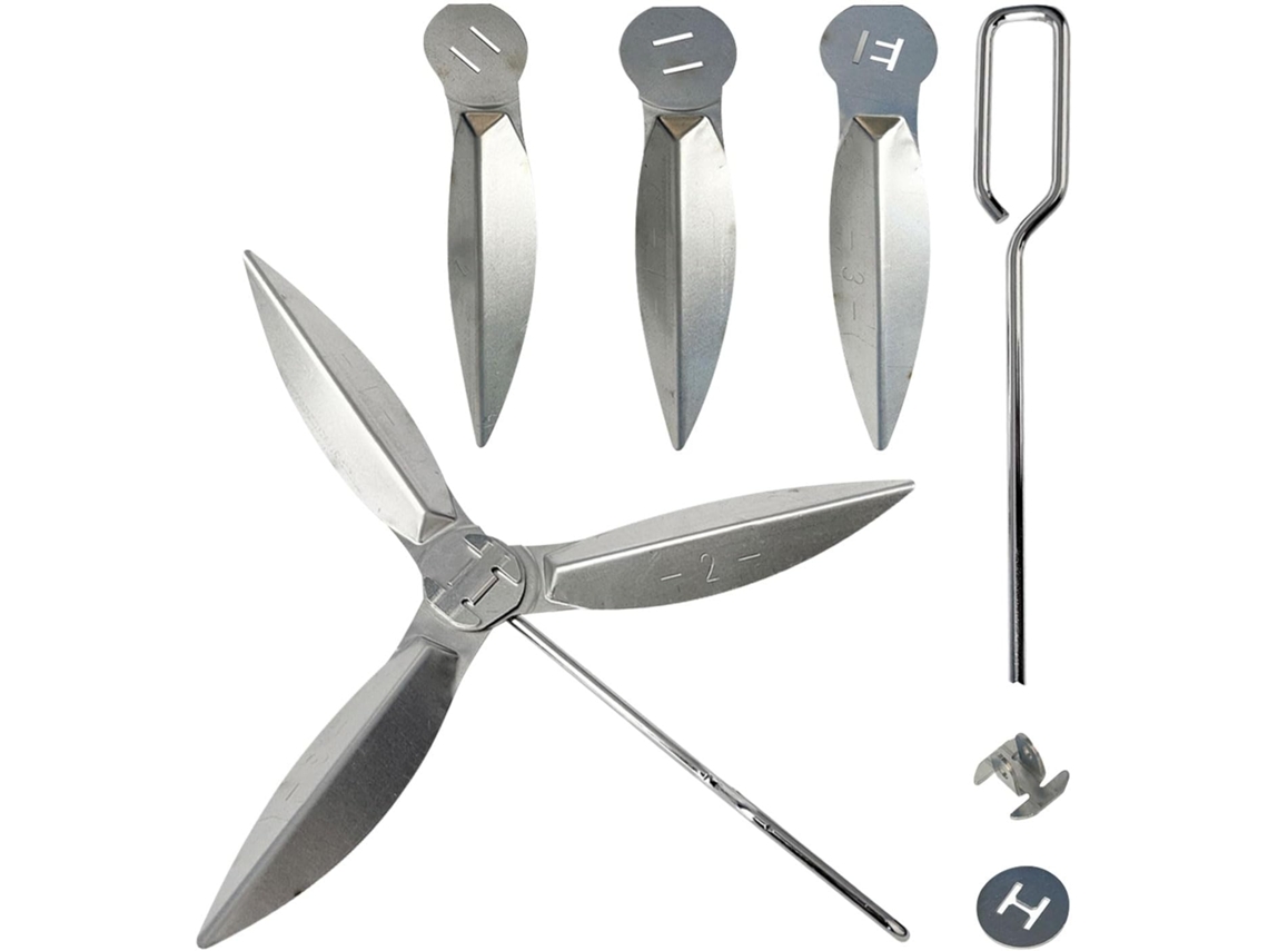 Conjunto de 2 Sistemas de Limpeza One Touch, Kit de Limpeza One Touch de 47 cm (18-1/2 polegadas) Compatível com Peças de Churrasqueira