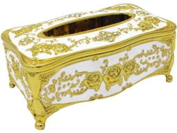 Caixa De Lenços Retangular Para Carro, Cozinha, Mesa, Quarto, Bar, Porta Guardanapos, Dourado, Prateado Aquaforge