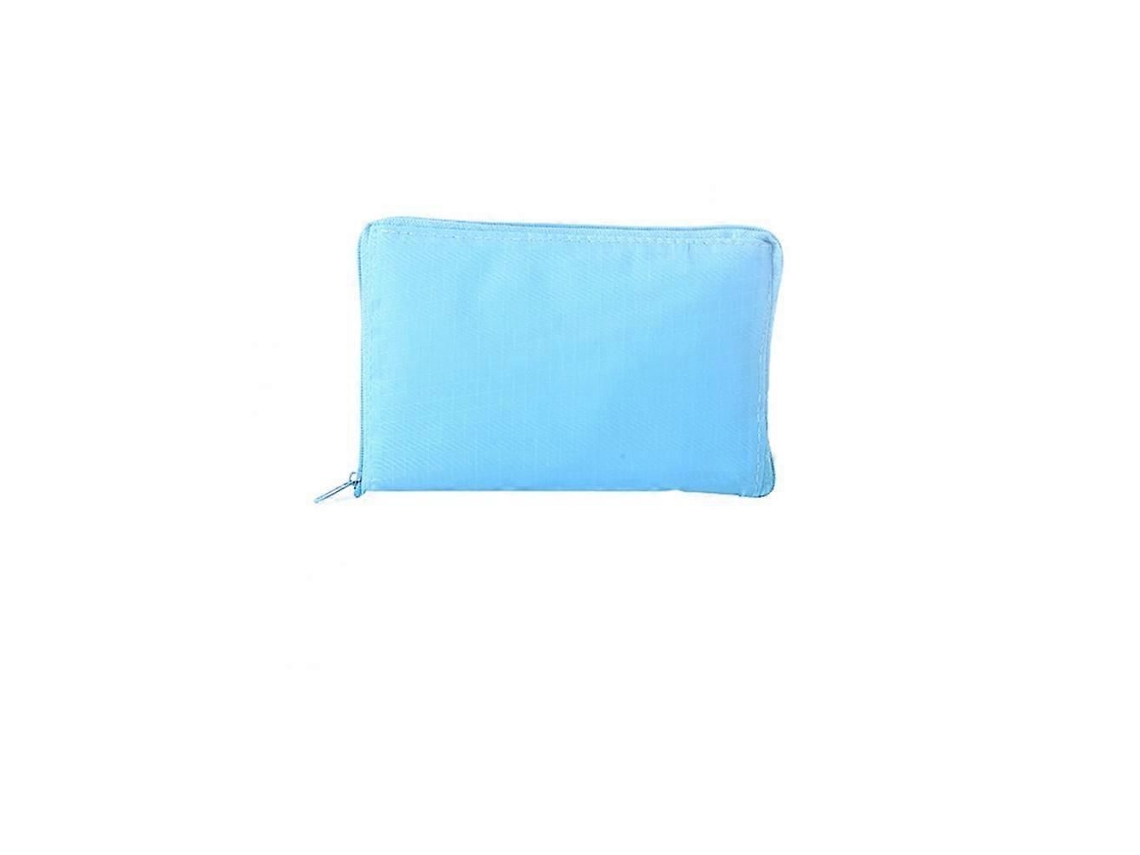Saco de Compras Reutilizável Ecológico Resistente Bolsa Dobrável de Grande Capacidade GOKOCO (azul)