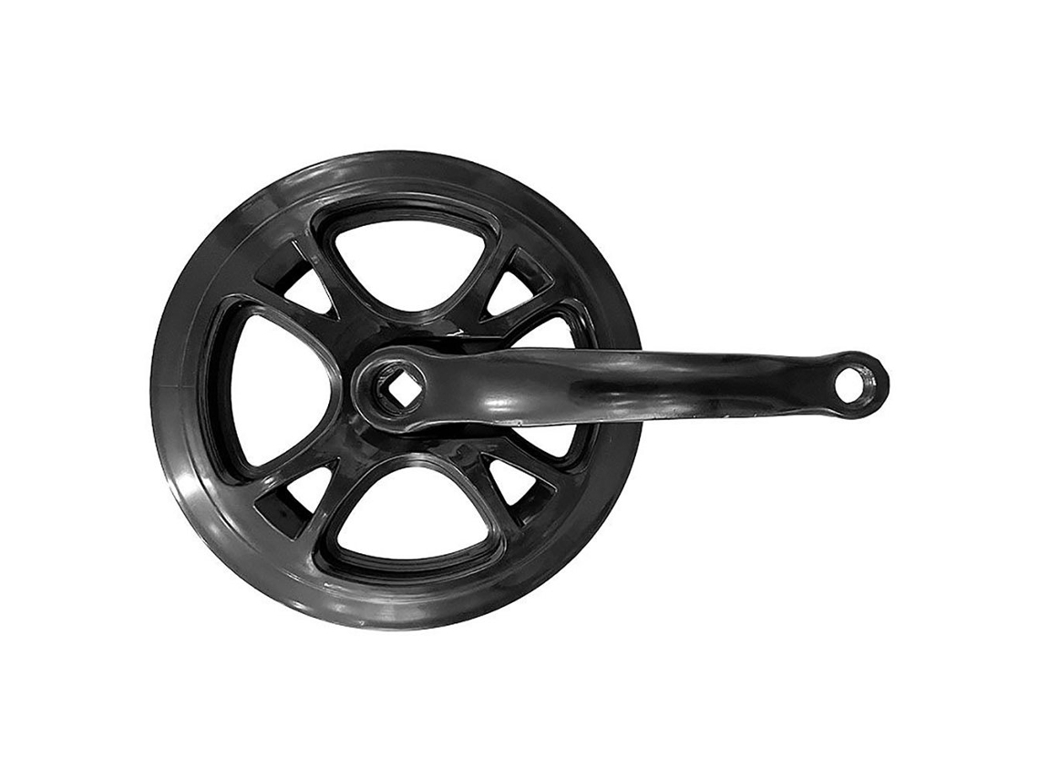 Pedaleira com Proteção de Corrente Folding Bike 1S Prateado 170 Mm / 44Tmvtek