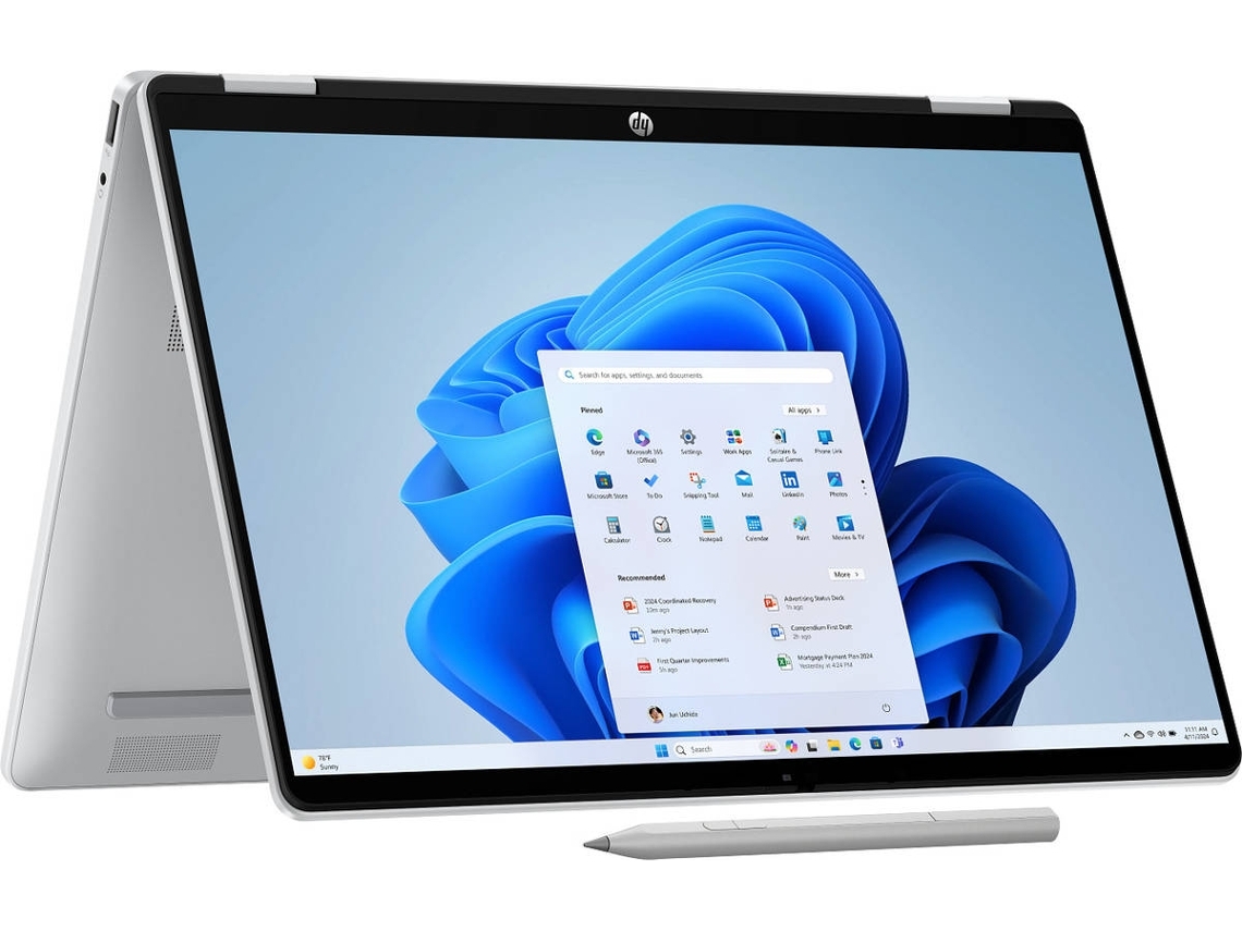Portátil HP OmniBook 5 Flip 2 em 1 14-fp0034np (Outlet Caixa Aberta - 14'' - Intel Core 5 120U - RAM: 16 GB - 1 TB SSD - Intel Graphics)
