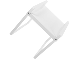 Organizador De Bancada Expansível E Empilhável Homoyoyo, Em Ferro, Ajustável, Branco, Para Cozinha E Banheiro