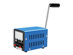 Gerador de manivela, leve e versátil, capacidade de carga, OEM azul