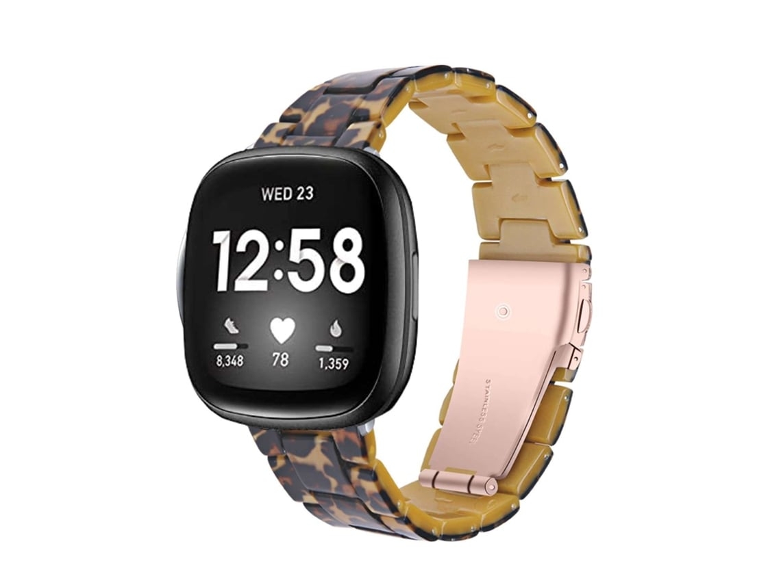 Bracelete Resina Luxury Onça Fitbit By Google Versa 2 VEANXIN