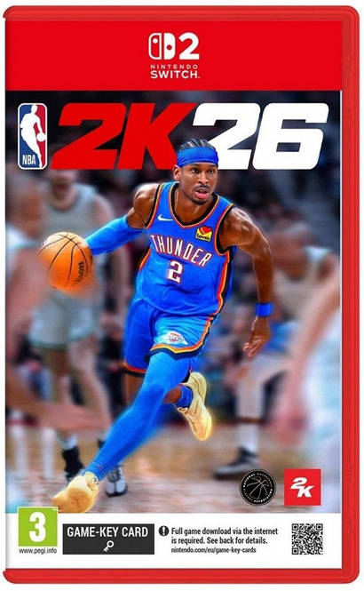 Jogo Nintendo Switch 2 NBA 2K26 (Código de Descarga na Caixa)
