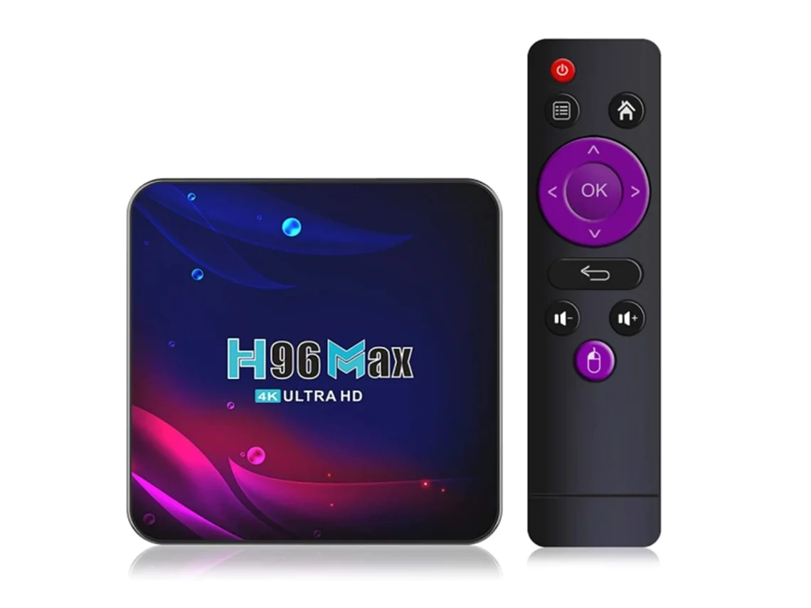 Tv Box Android Yizhood 4gb Ram 64gb Rom 4k Bt5.0 Preto