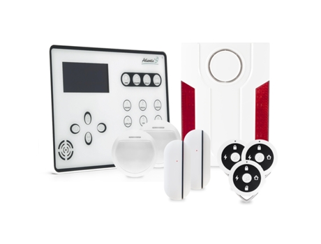 Kit de Alarme Gsm Sem Fios Ateos 2A Md-334R