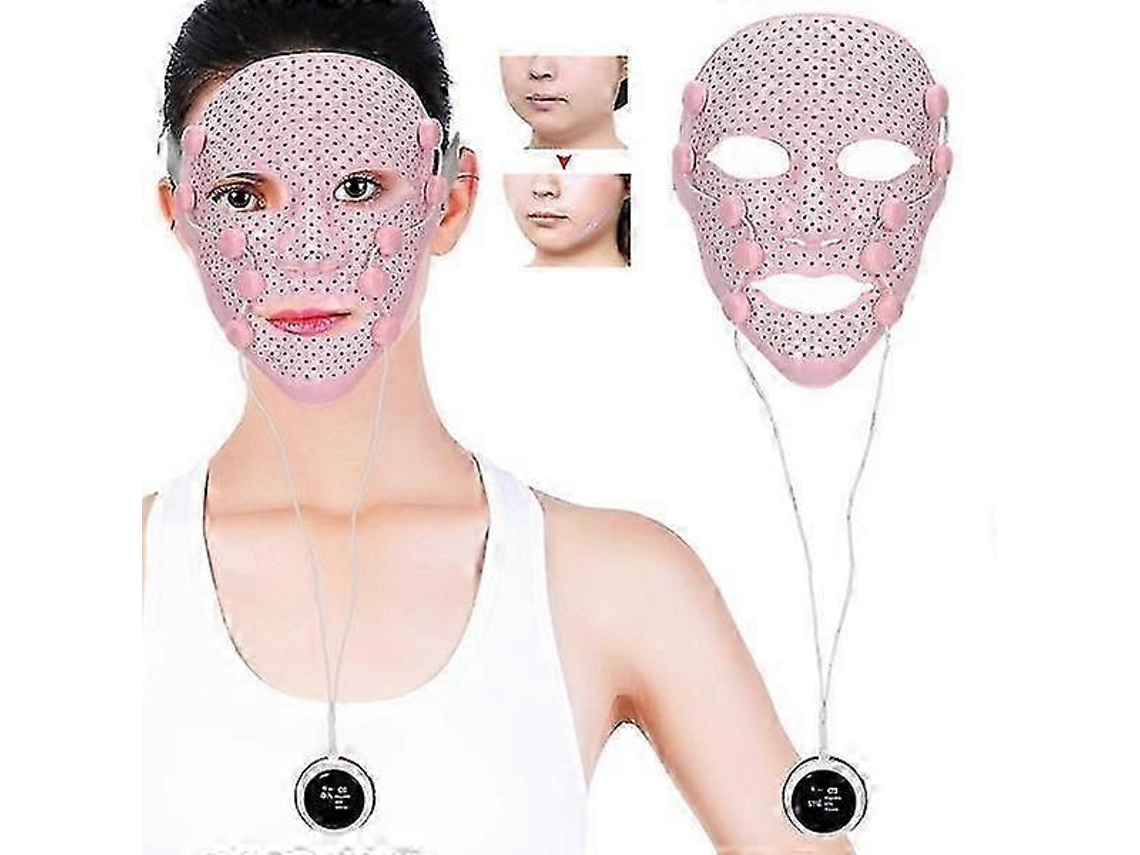 Massageador Facial Elétrico em Formato de V com Máscara Rejuvenescimento para Lifting 26s GOKOCO