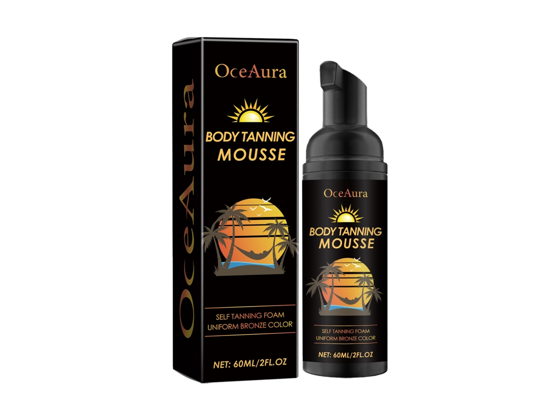 Mousse Bronzeamento Oceaura Natural Hidratação Pele
