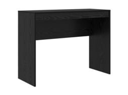 Conjunto 1 Mesa Compacta Vidaxl Preto Derivados De Madeira (100 X 40 X 76 Cm)