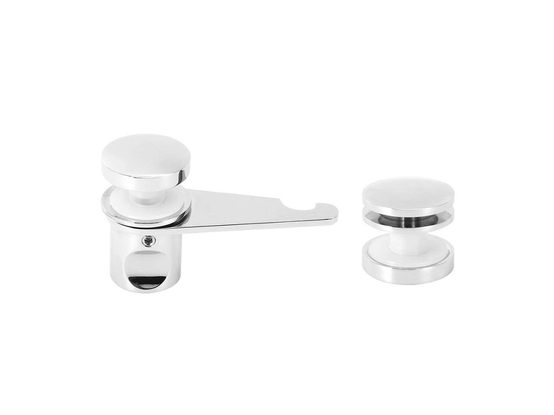 Fechadura Para Porta De Vidro Banheiro, Box Chuveiro, Ideal Portas Casa Ou Escritório, Decoração Residências.