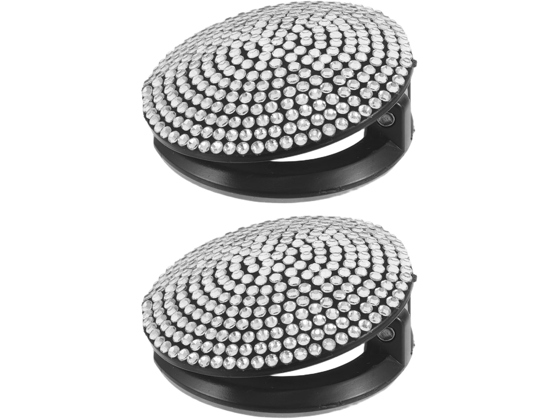 Capas para porta-malas de carro com strass brancos, proteção fácil.