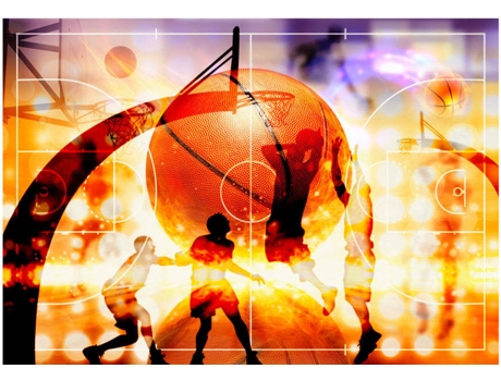 Papel de Parede ARTGEIST Basketball (150x105 cm)