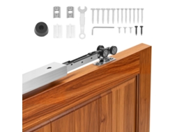 Kit de Ferragens para Porta de Correr Embutida com Fecho Suave, 1135 Mm para Porta Simples VEVOR (1135 mm)