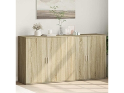 Vidaxl Aparadores 2 Pcs 79x38x80 Cm Derivados Madeira Carvalho Sonoma