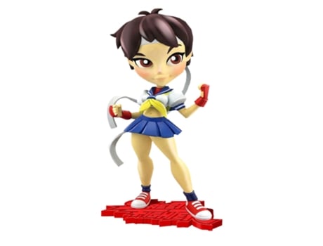 Figura Cryptozoic Entertainment STREET FIGHTER Sakura Estátua de Vinil 7 Knock-Outs
